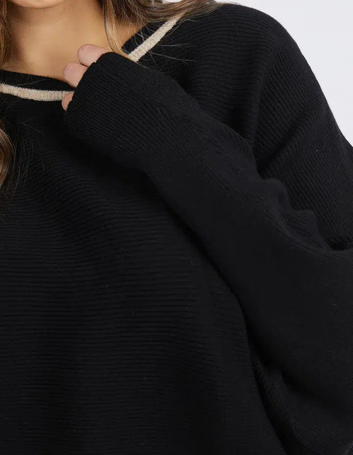 Milena Crew - Black-Foxwood-Lima & Co