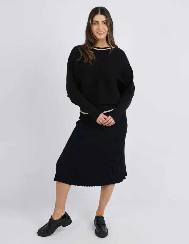 Milena Crew - Black-Foxwood-Lima & Co