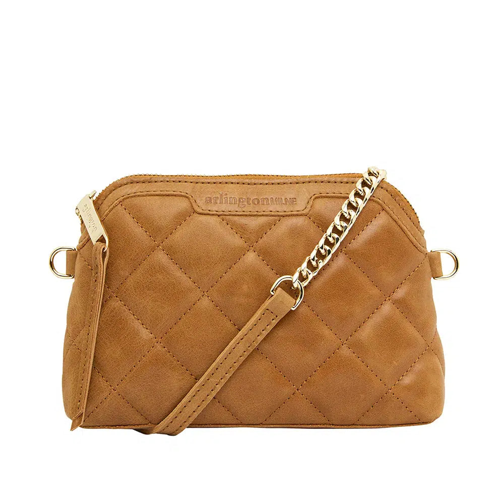 Mini Abigail Bag - Quilted Vintage Tan-Arlington milne-Lima & Co