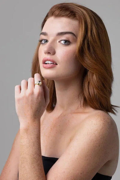Odette Ring - Gold-Liberte-Lima & Co