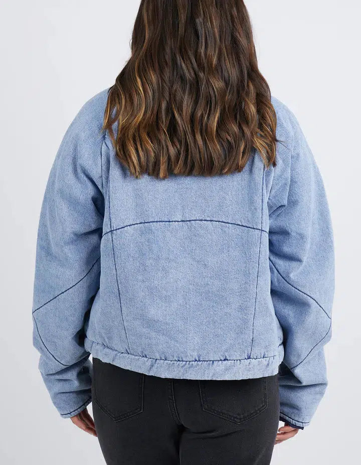 Rosalee Denim Jacket - Vintage Mid Blue-Foxwood-Lima & Co