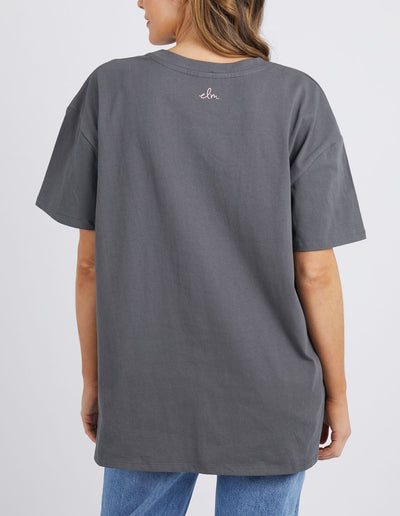 Rose Bloom Tee - Charcoal-Elm Lifestyle-Lima & Co