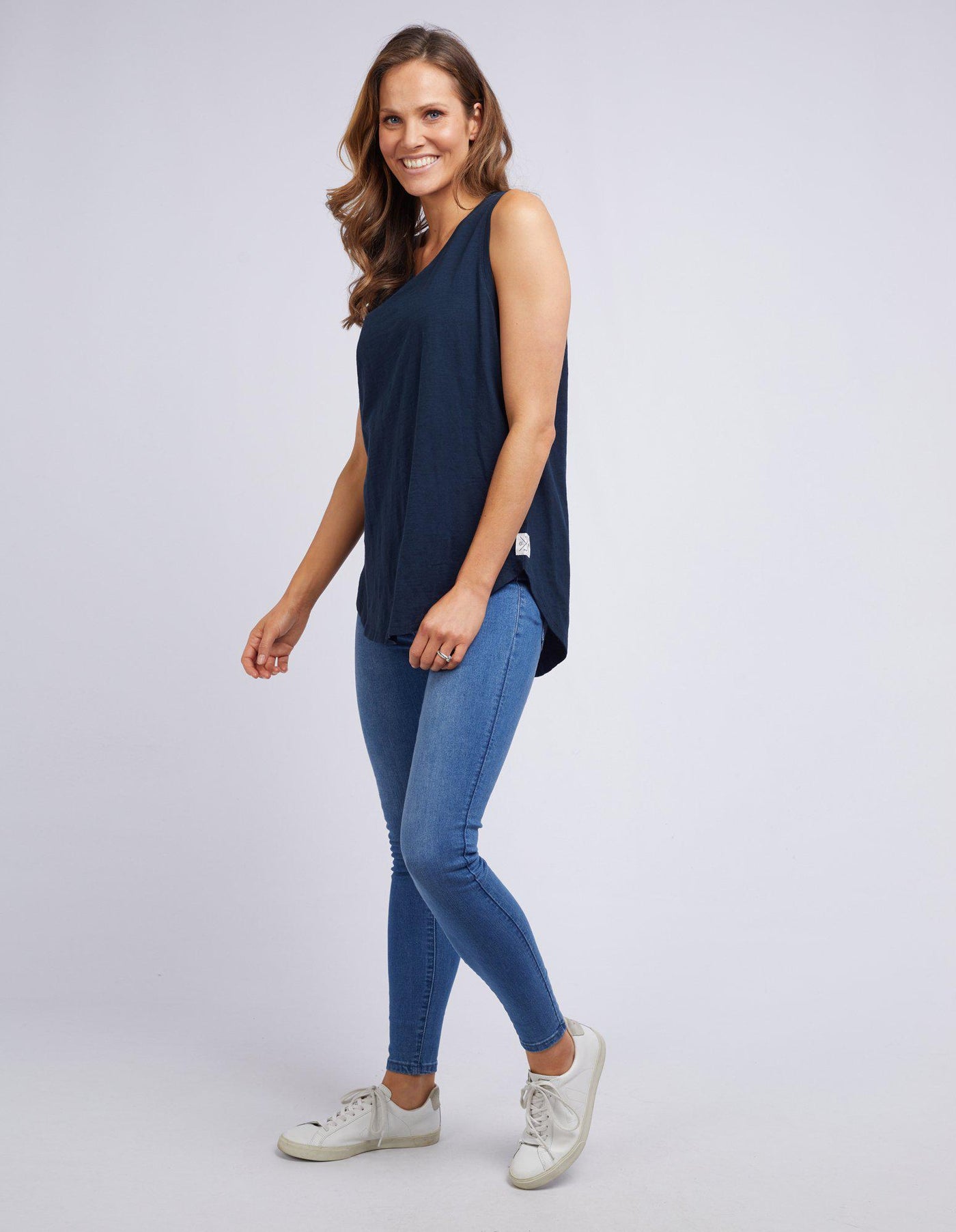 SCOOP TANK NAVY-Elm Lifestyle-Lima & Co