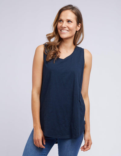 SCOOP TANK NAVY-Elm Lifestyle-Lima & Co