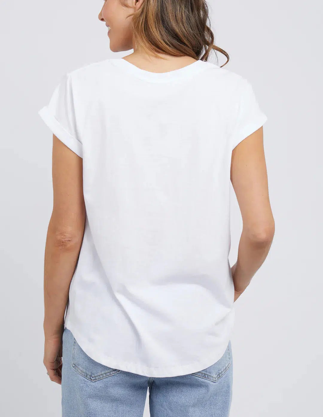 Signature Tee - White-Foxwood-Lima & Co