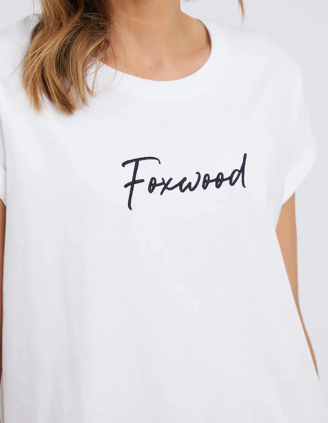 Signature Tee - White-Foxwood-Lima & Co