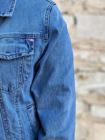 Star Denim Jacket Blue-Elm Lifestyle-Lima & Co