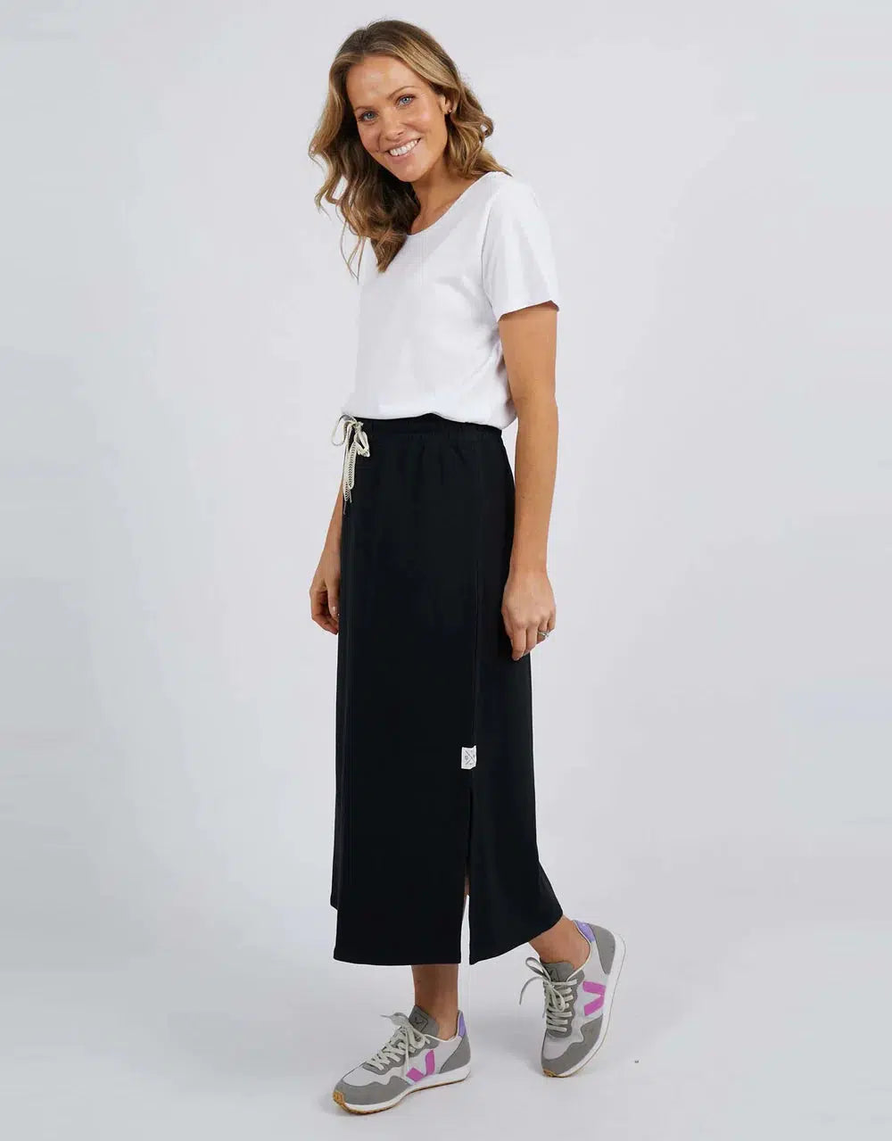 Travel Skirt - Black-Elm Lifestyle-Lima & Co