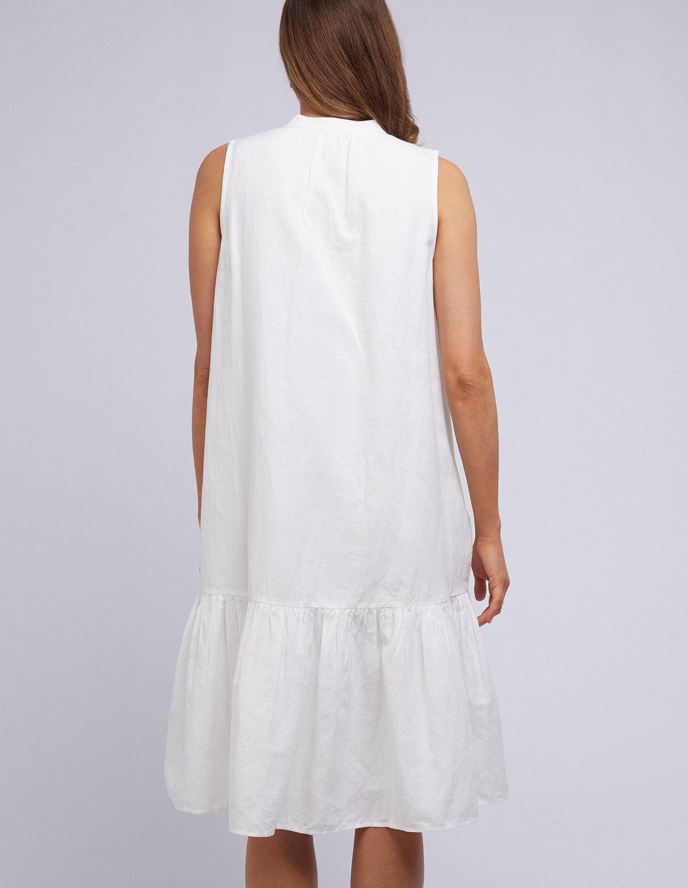 YARRA DRESS WHITE-Foxwood-Lima & Co