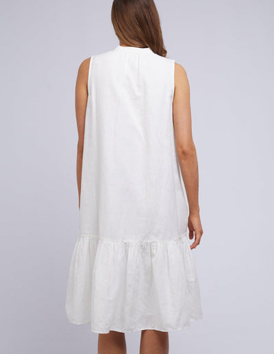 YARRA DRESS WHITE-Foxwood-Lima & Co